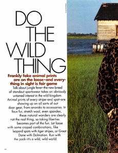 US ELLE November 1991,Do the wild thing,Gilles Bensimon with josie borain 1.jpg