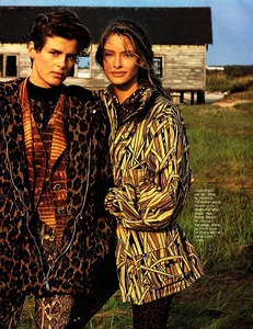 US ELLE November 1991,Do the wild thing,Gilles Bensimon with josie borain 2.jpg