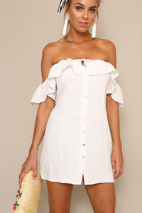 Tell It To My Heart Dress - White 01.JPG