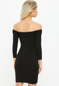 black-jersey-bardot-twist-front-bodycon-dress (3).jpg