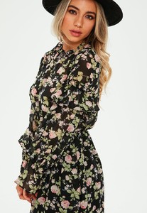 black-frill-sleeve-floral-waistband-dress (2).jpg