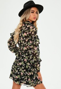 black-frill-sleeve-floral-waistband-dress (3).jpg