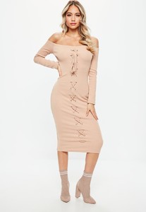 nude-bardot-ribbed-lace-up-front-midi-dress (1).jpg