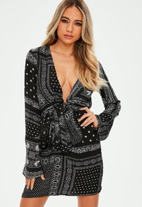 black-satin-paisley-print-tie-front-shift-dress.jpg