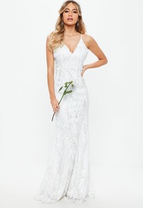 bridal-white-strappy-sequin-embellished-fishtail-maxi-dress.jpg