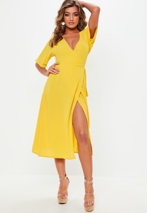 yellow-short-sleeve-tie-belt-midi-dress.jpg