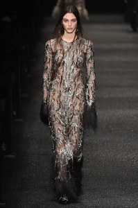 Vittoria Ceretti at Alexander McQueen Fall 2017 RTW Paris 2.jpg