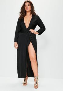 plus-size-black-satin-thigh-split-wrap-maxi-dress 1.jpg