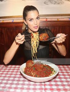 miss-universe-2017-iris-mittenaere-visit-buca-di-beppo-times-square-picture-id698477624.jpg
