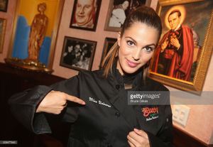miss-universe-2017-iris-mittenaere-visit-buca-di-beppo-times-square-picture-id698477846.jpg