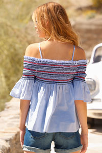 Website - www.bostonproper.com - Off-The-Shoulder Smocked Striped Top 02.jpg