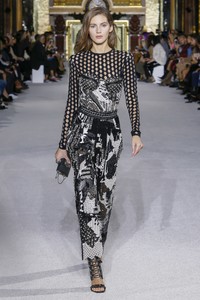 Valery Kaufman at Balmain Spring 2018 RTW PFW 1.jpg