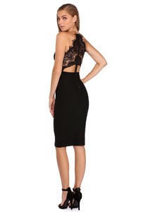 Website - www.windsorstore.com - Black Eyelash Lace Midi Dress 02.JPG