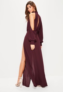 burgundy-split-front-and-sleeve-maxi-dress.JPG