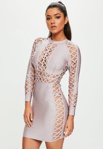 purple-lattice-detail-bandage-dress.jpg