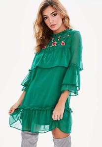 green-frilly-neck-shift-dress.jpg