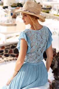 Crochet Inset Button Maxi Dress 01.jpg