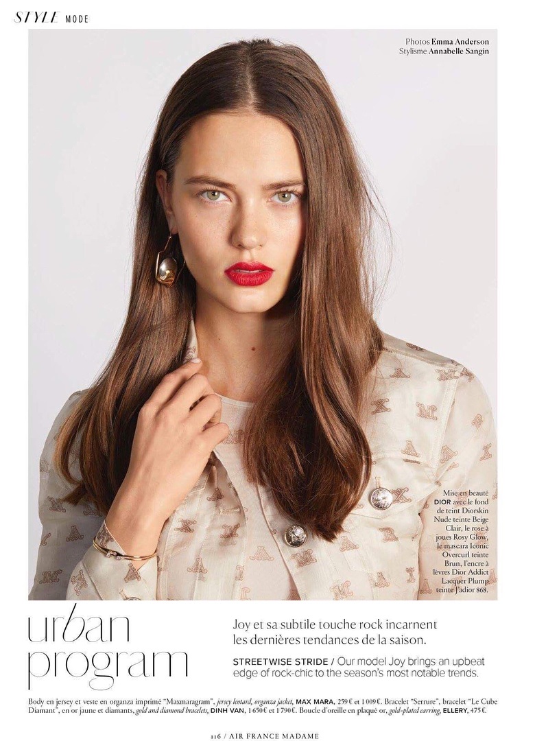 Joy Van der Eecken - Air France madame avril 2018.jpg