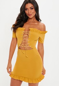 mustard-lace-up-front-mini-dress.jpg