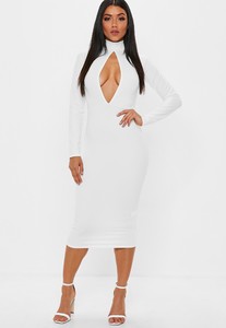 white-high-neck-keyhole-midi-dress.jpg