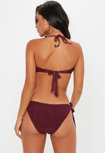 burgundy-crinkle-bow-front-bandeau-bikini-top1.jpg