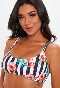 white-stripe-floral-printed-double-strap-bikini-top3.jpg