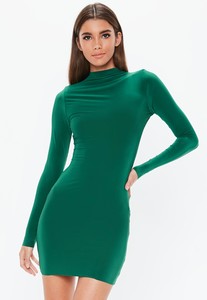 deep-green-high-neck-mini-dress (2).jpg