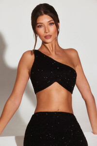 Embellished One Shoulder Knot Detail Crop Top in Black_0012.jpg