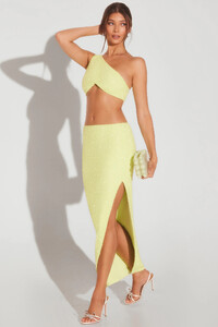 Embellished One Shoulder Knot Detail Crop Top in Lime Green_0015.jpg