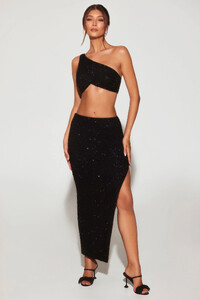 Embellished Side Split Maxi Skirt in Black_0011.jpg