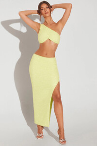 Embellished Side Split Maxi Skirt in Lime Green_0008.jpg