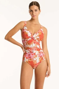 Daisyfield-Coral-Floral_Cross-Front-Multifit-One-Piece_Swimwear_Sea-Level-Swim-Australia_01.webp