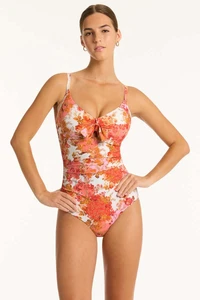 Daisyfield-Coral-Floral_Tie-Front-DD-E-One-Piece_Swimwear_Sea-Level-Swim-Australia_01.webp