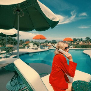 The Al Fresco Sun Lounger Cushion - Elsa Cream PDP_ELSA_AFsidetable-all.jpg