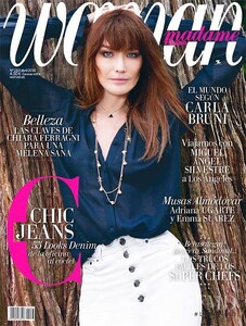 Cover of Woman Madame Figaro Spain with Carla Bruni, April 2016.jpg