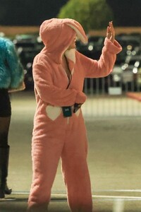 selena-gomez-in-a-pink-bunny-onesie-arrives-at-sabrina-carpenter-s-short-n-sweet-concert-at-kia-forum-in-inglewood-11-17-2024-6.jpg