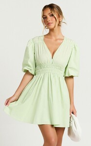 Francesca_V_Neck_Puff_Sleeves_Mini_Dress_in_Green__0003.jpg