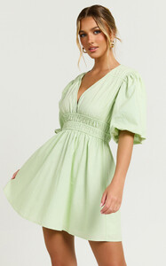 Francesca_V_Neck_Puff_Sleeves_Mini_Dress_in_Green__0004.jpg