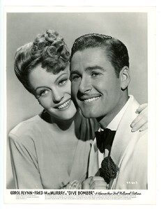 ERROL FLYNN, ALEXIS SMITH original movie photo 1941 DIVE BOMBER.jpg