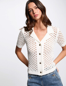 morgandetoi.com gilet-manches-courtes-ajoure-blanc-femme-vue1-32536311021120931.jpg