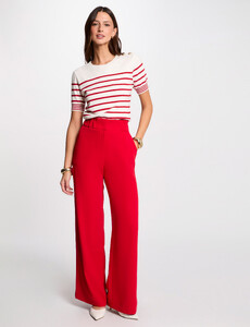 morgandetoi.com pantalon-large-a-fronces-rouge-femme-vue1-32536301010070500.jpg