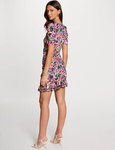 morgandetoi.com robe-courte-ajustee-imprimee-multicolore-femme-vue2-32536311028440900.jpg