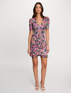 morgandetoi.com robe-courte-ajustee-imprimee-multicolore-femme-vue5-32536311028440900.jpg