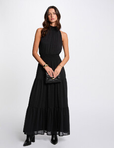 morgandetoi.com robe-longue-droite-plumetis-noir-femme-vue1-32536301001350100.jpg