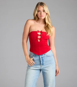 06001-000125_1_RED_DarlingStraplessBowPonteCropTop_1594x1800_crop_center.webp