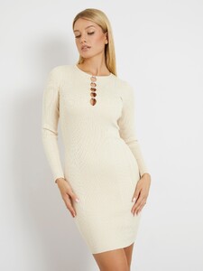 Guess_Bodycon midi sweater dress Women-5 - W4GK68Z2YJ2-G1M5.jpg