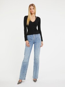 KrP  - Guess_V neck viscose blend sweater Women-4b - W3BR30Z2V42-JBLK-ALT1.jpg