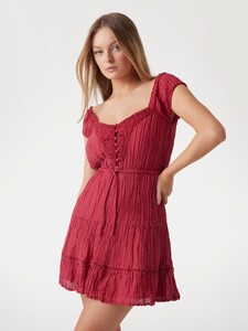 Lauren Alex -  Guess_A-line gauze dress Women-5 - W5GK0AWE340-F51Y.jpg