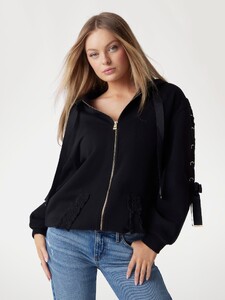 Lauren Alex -  Guess_Lace up sweatshirt Women-5b - W5PQ35KCYB0-JBLK.jpg