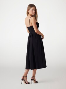 Lauren Alex -  Guess_Midi dress with pinces Women-5 - W5GK61WGMR2-JBLK-ALT2.jpg